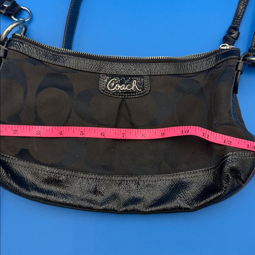 Vintage Coach Black Monogram Hobo Bag - Picture 7 of 10